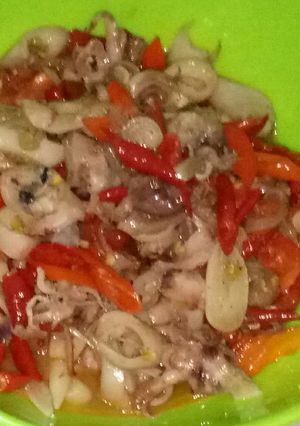 Foto resep Tumis cumi asin