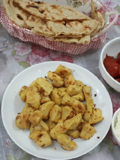 عکسی از دستور جوجه کباب تابه ای