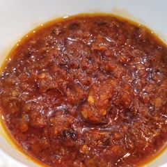 Spicy red chutney A picture of Spicy red chutney.