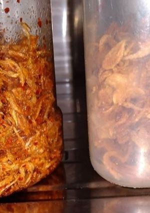 Foto resep Bawang goreng krispi gurih dan pedas