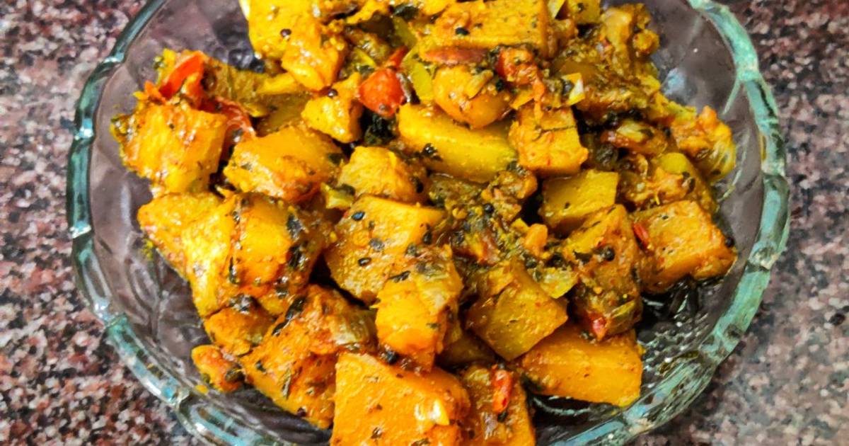 Kaddu ki sabzi (pumpkin sabzi) Recipe by Susmita Patnaik Cookpad