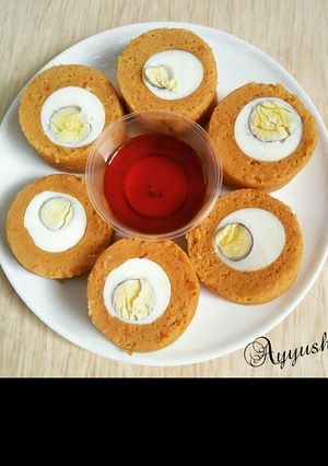 A picture of Moimoi with egg.