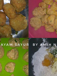 Foto resep Bakso Ayam Sayur
