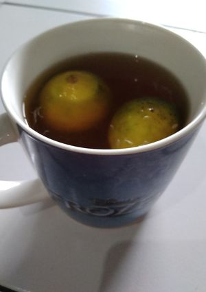 Foto resep Jeruk hangat+madu