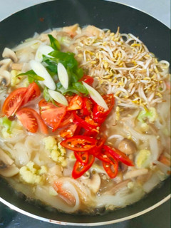 Foto resep Kwetiaw kuah baso & crabstick