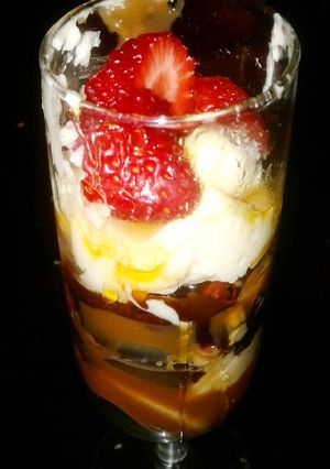 Una foto de Postre express