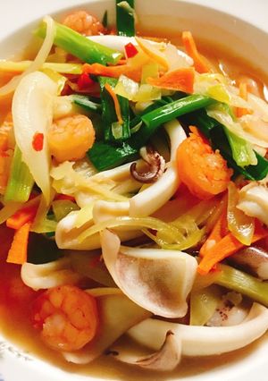 炒雙鮮 的食譜成品照片