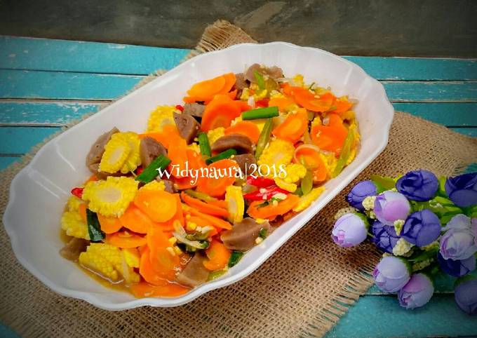 Resep Tumis Putren Wortel Bakso Oleh Widynaura Cookpad