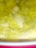 Risotto al azafrán de pollo