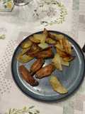 Alitas al horno con patatas