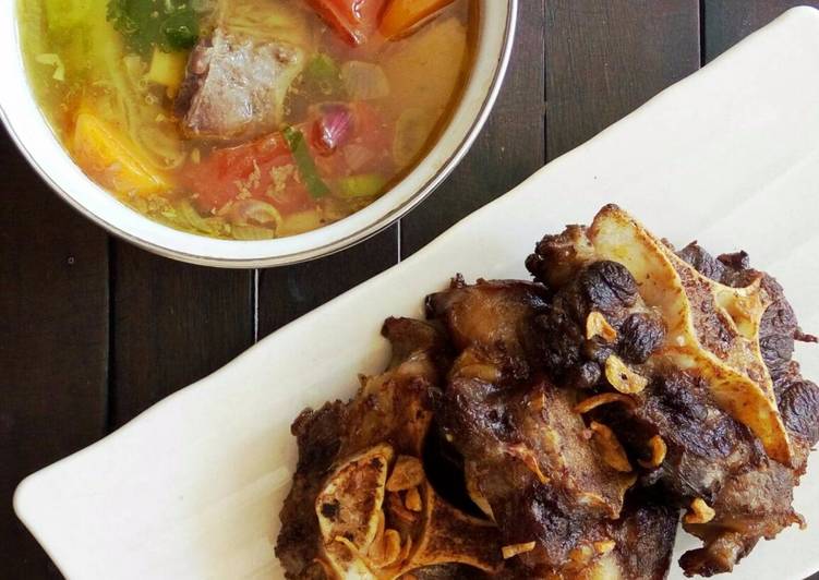 Buntut Goreng dan Sup Buntut Goreng dan Sup