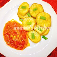 A picture of Fried sweet potatoes.