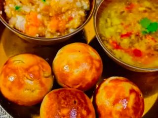 सत्तू लिट्टी इन अप्पे पैन (Sattu litti in appe pan)