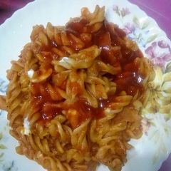 A picture of Saucy creamy pasta.