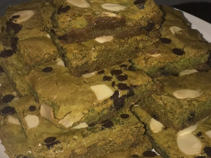 Standar Resep membuat Fudgy brownies greentea yang sempurna