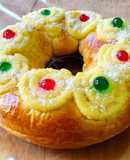Rosca de Pascua rellena