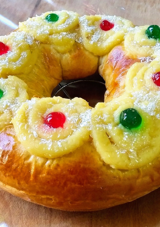 Una foto de Rosca de Pascua rellena