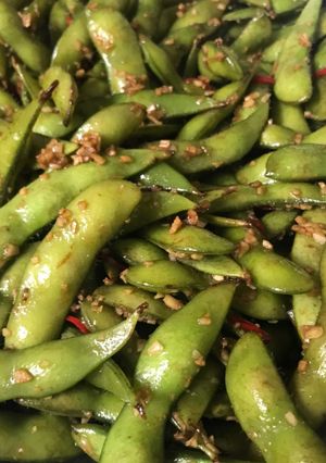 Foto resep Garlic Edamame