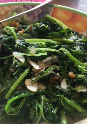 Foto resep Tumis Bayam Ebi