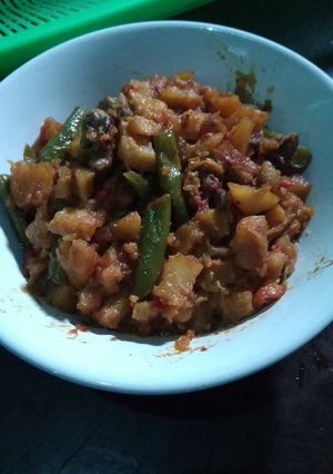 Foto resep Sambel goreng kentang ati buncis