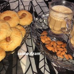 A picture of Badami Nankhatai🌺بادامی نان خطاٸی🌺.