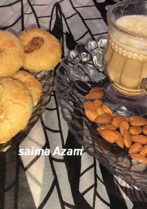 A picture of Badami Nankhatai🌺بادامی نان خطاٸی🌺.