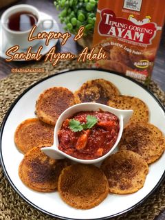 Gambar Lempeng & Sambal Ayam Adabi