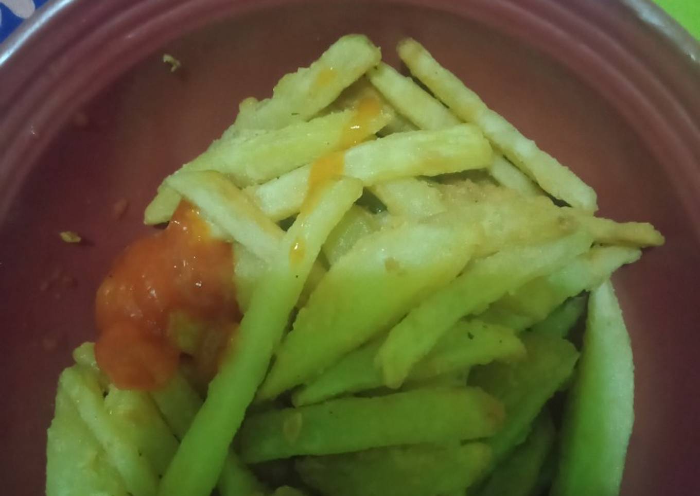 Kentang goreng sederhana