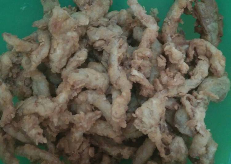 Cara Gampang Menyiapkan Jamur tiram goreng krispi yang Lezat Sekali