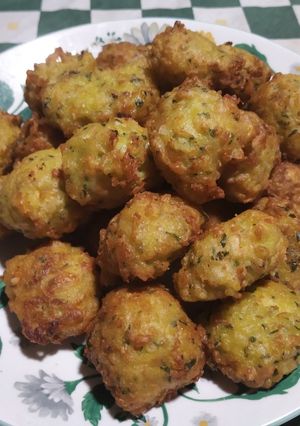 Una foto de Buñuelos de Arroz