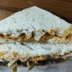 A picture of Instant veg Mayonnaise bread sandwich.