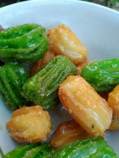 Foto resep Churros Mini Greentea Cheese