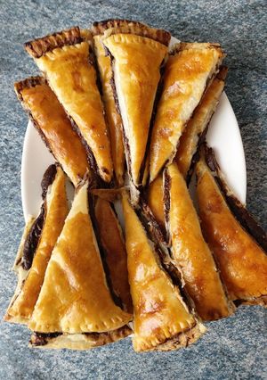 Una foto de Triángulos de Nocilla fáciles😋