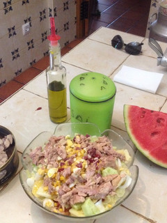 Una foto de Ensalada de Verano, con Sandía