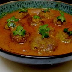A picture of Jack Fruit Kofta Curry.