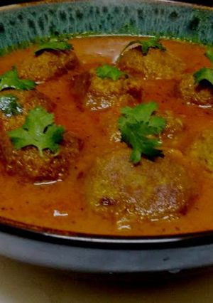 A picture of Jack Fruit Kofta Curry.