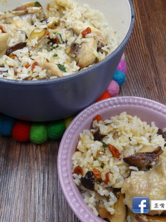 [一鍋到底][鑄鐵鍋]麻油雞飯家常版 的食譜成品照片