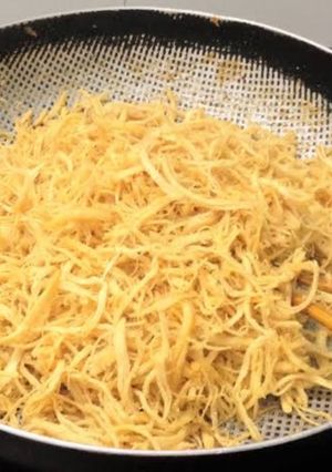 Hình của món Chà bông ức gà healthy.