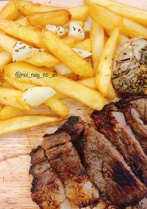 Hình của món Beefsteak (Level: Medium Well).