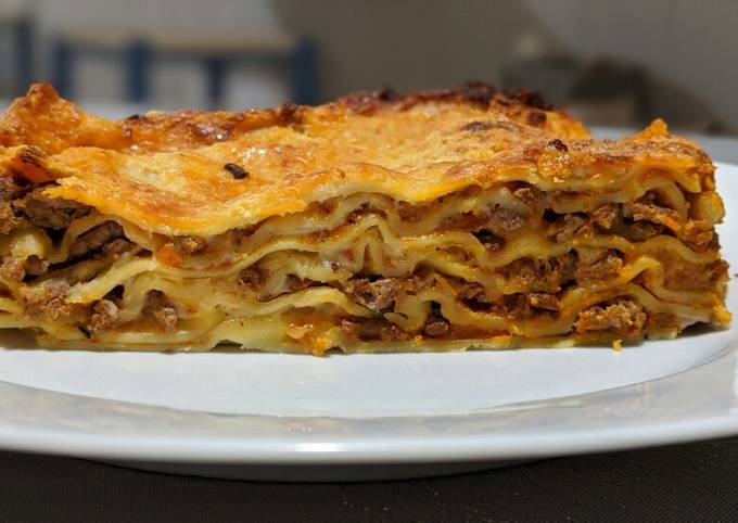 Lasagnes à la bolognese