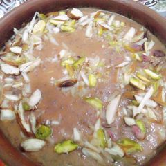 A picture of Gulqand ki firni.