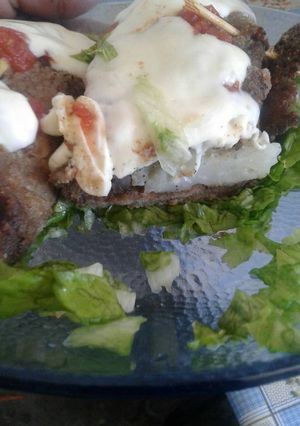 Una foto de Milanesa rellena al estilo mío! !