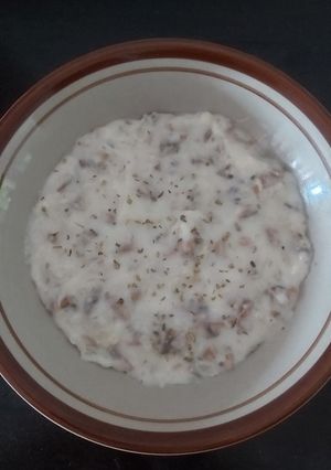 Foto resep Mushroom cream soup (160kkal)