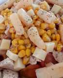 Ensalada de pollo y espárragos 🍗