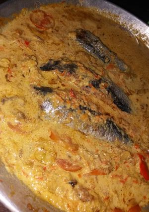 Foto resep Ikan tongkol +kembang turi kuah santan pedas