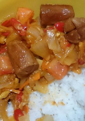 Foto resep Sosis asam manis