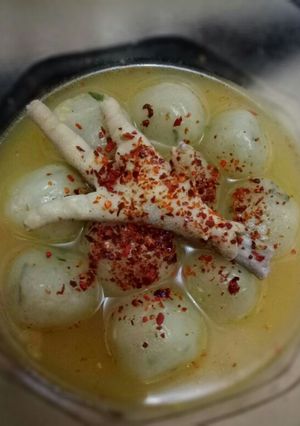Foto resep Cilok Kuah ceker pedas