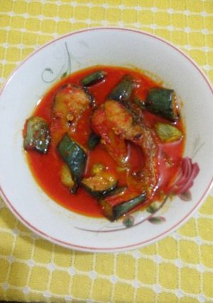 Foto resep Sambal ikan patin dan terong ungu