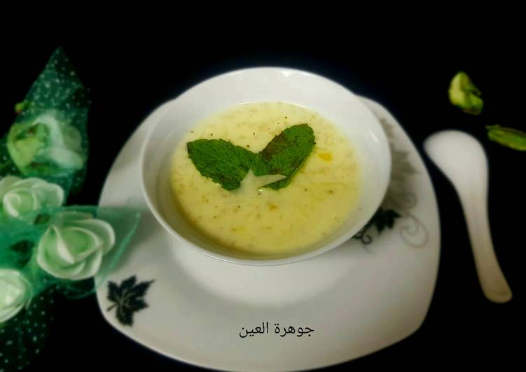 شوربة الذرة بالكريمة