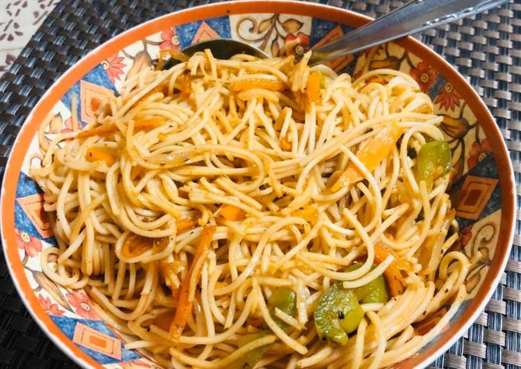 Recipe of Favorite Hakka Noodles